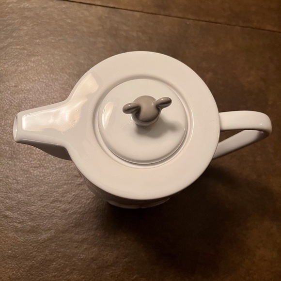 Authentic Disney Parks Mickey Mouse Teapot with lid. 3D Mickey head on lid. - Picture 6 of 12